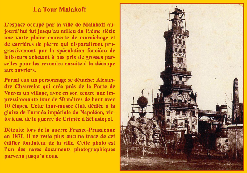 La Tour Malakoff (photo inédite, vers 1858)